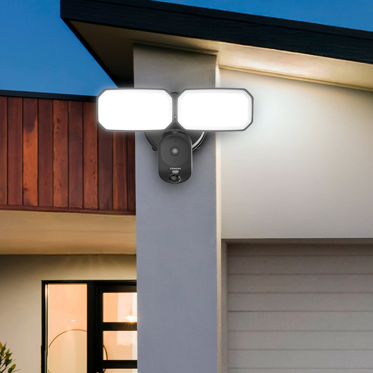 Orion Grid Connect Smart Outdoor Security Camera With Floodlight