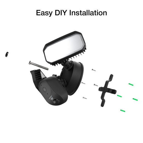 Orion Grid Connect Smart Outdoor Security Camera With Floodlight